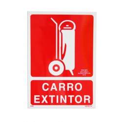 Señalización - Placa Carro Extintor