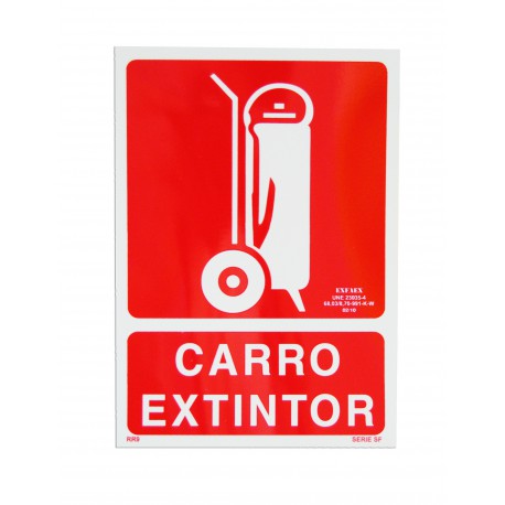 Señalización - Placa Carro Extintor
