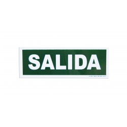 Señalización - Placa Salida